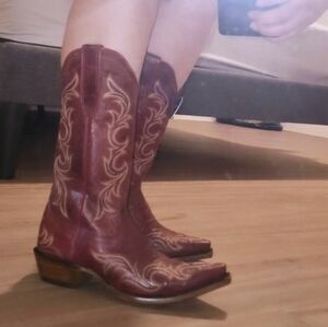 Women's Red Western Boots